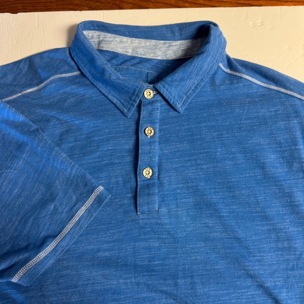 BKE Extra Large Blue Polo Shirt Mens Short Sleeve Casual Top‎